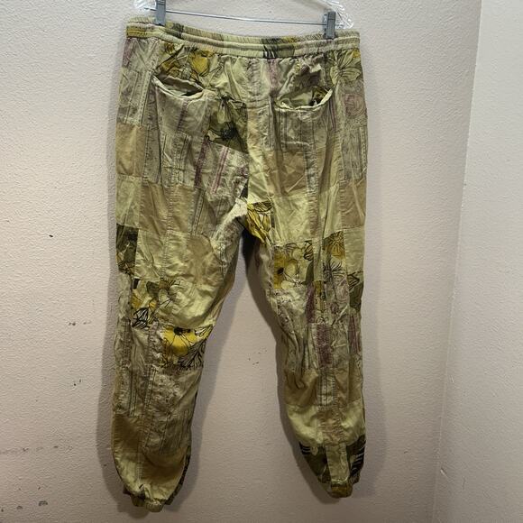 Anthropologie Jogger Pants Patchwork Hippie Boho Festival Indie Womens L Pull On - Picture 10 of 16